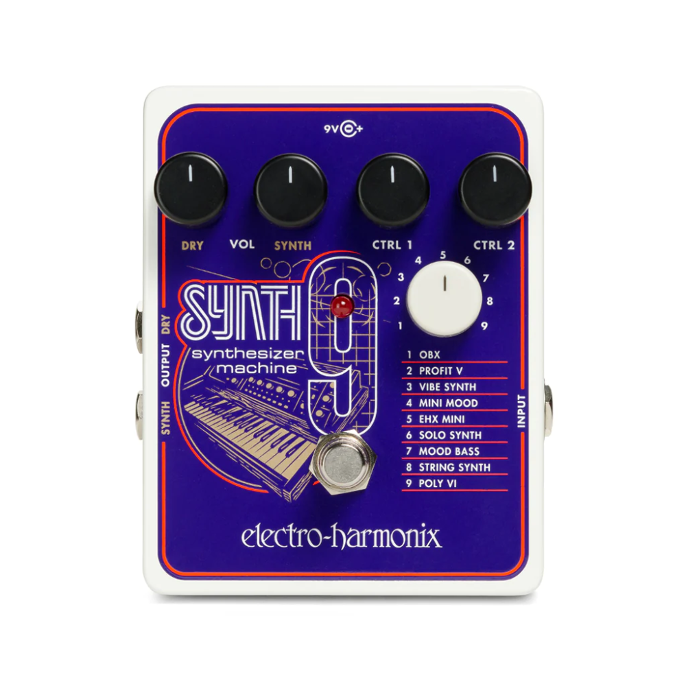 Electro-Harmonix SYNTH9 Synthesizer Machine Guitar Effects Pedal