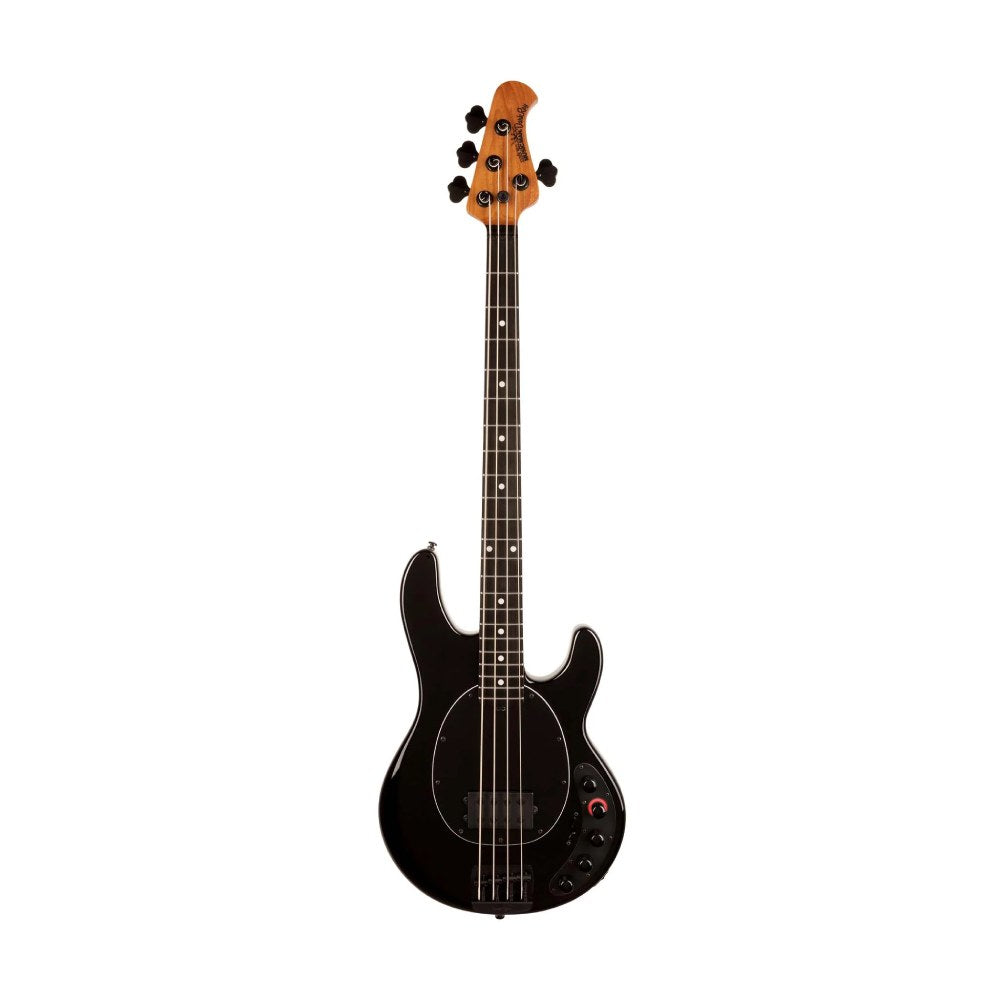 Đàn Guitar Bass Ernie Ball Music Man Dark Ray, Ebony FB, Obsidian Black