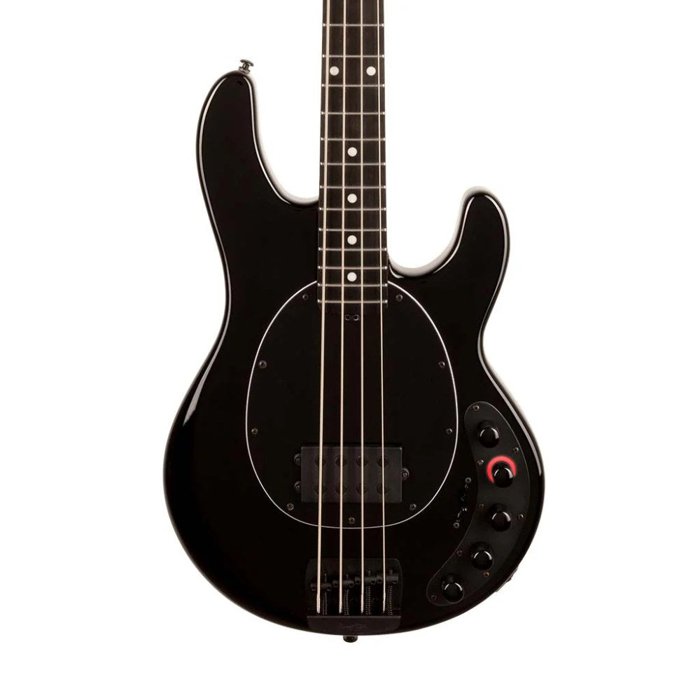 Đàn Guitar Bass Ernie Ball Music Man Dark Ray, Ebony FB, Obsidian Black