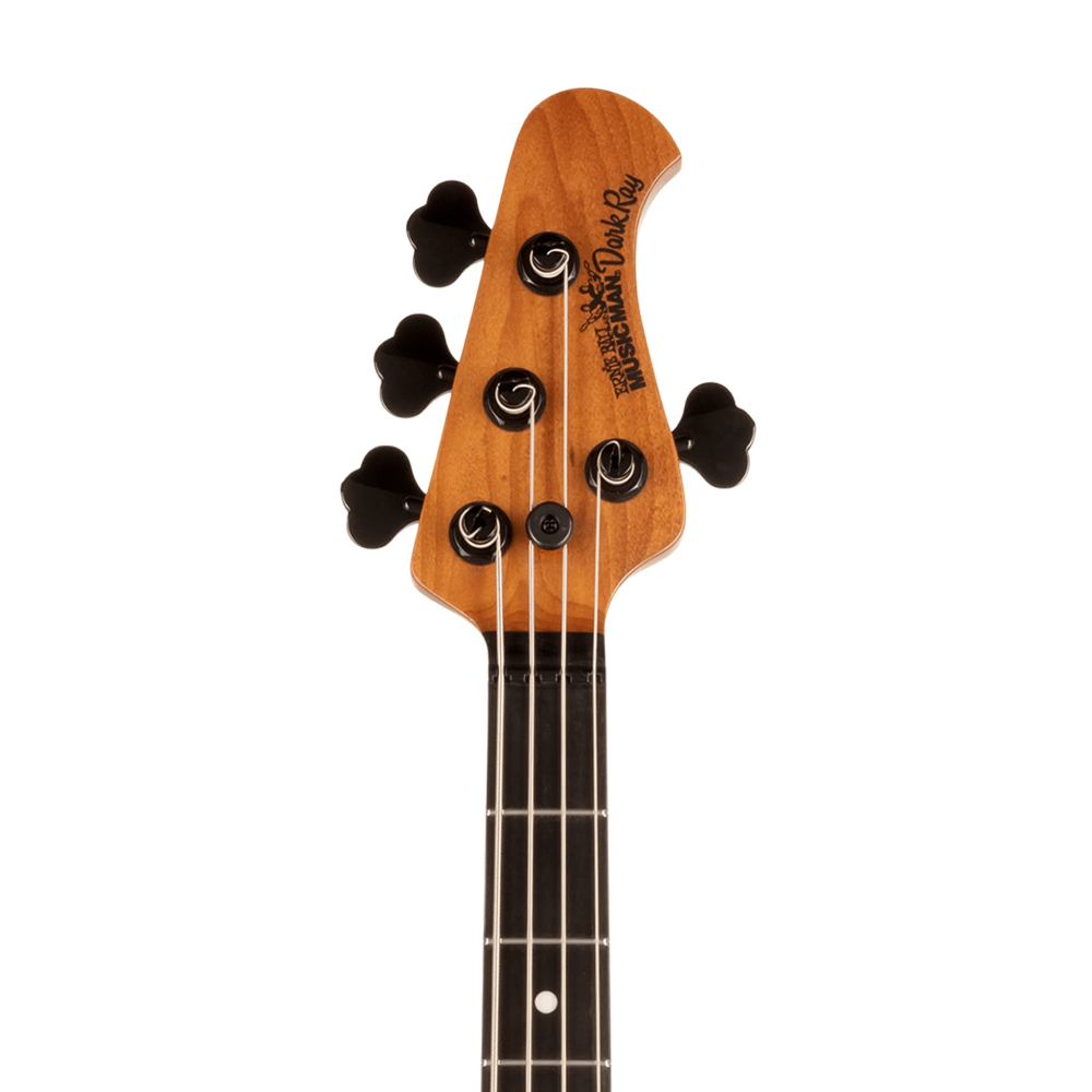 Đàn Guitar Bass Ernie Ball Music Man DarkRay, Ebony FB, Obsidian Black