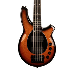 Đàn Guitar Bass Ernie Ball Music Bongo 5, Ebony FB, Harvest Orange