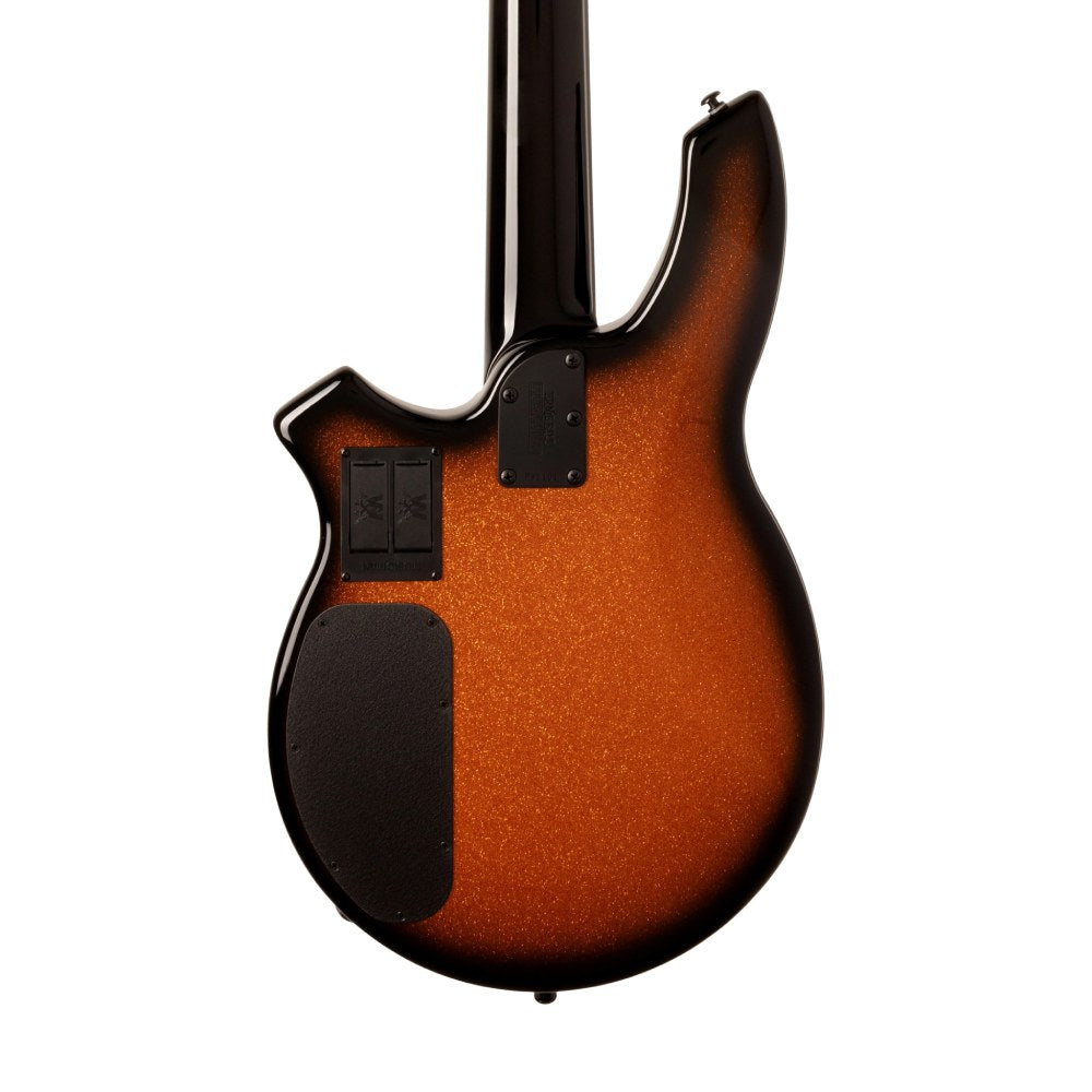 Đàn Guitar Bass Ernie Ball Music Bongo 5, Ebony FB, Harvest Orange