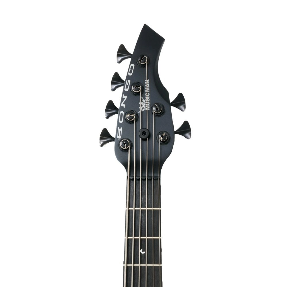 Đàn Guitar Bass Ernie Ball Music Man Bongo 6-String, Ebony FB, Stealth Black 