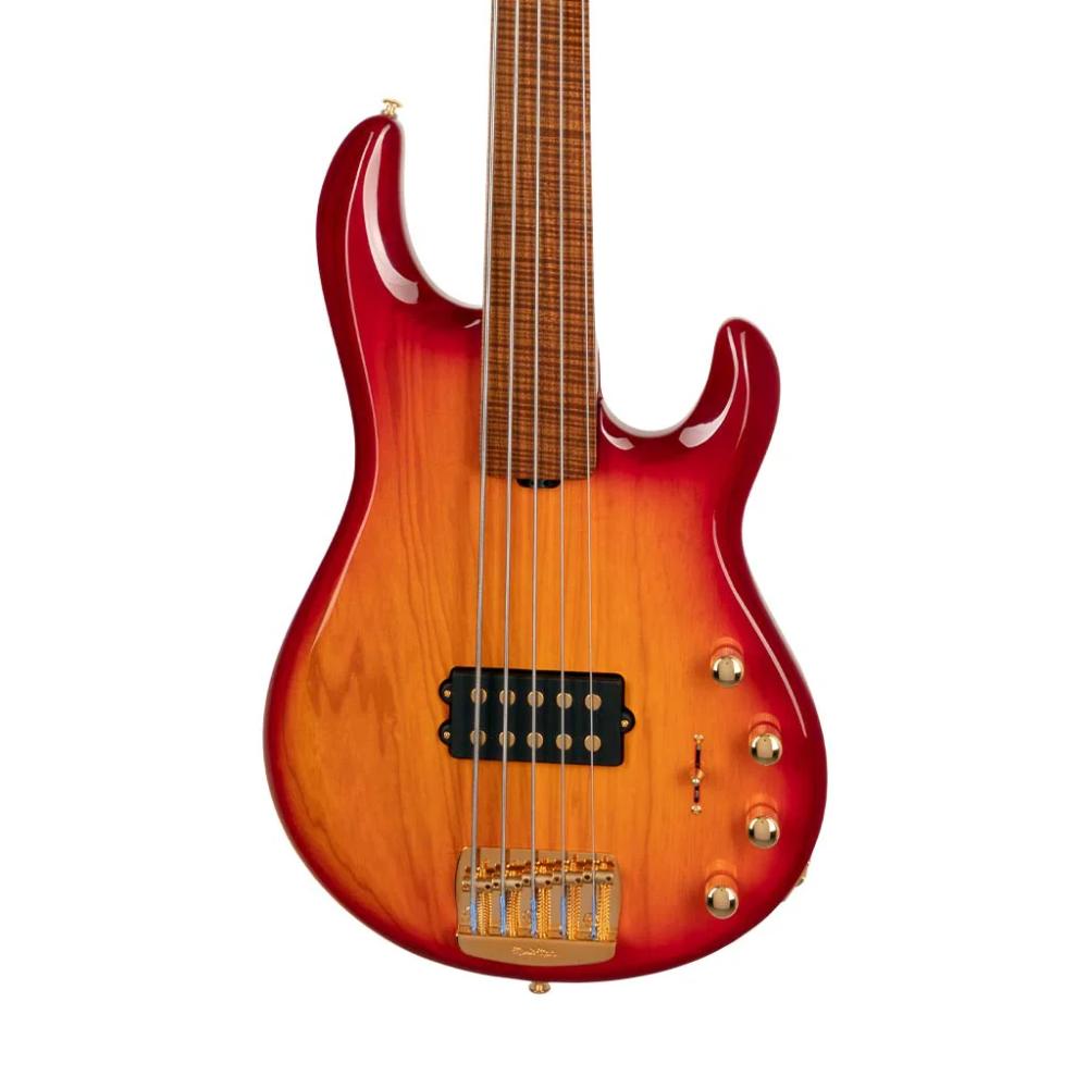 Đàn Guitar Bass Ernie Ball Music Man Winter 2021 BFR StingRay Special 5 Fretless, Fuego