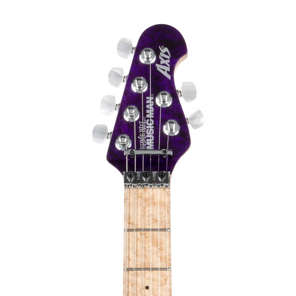 Đàn Guitar Điện Ernie Ball Music Man BFR Nitro Axis Solidbody, Translucent Purple