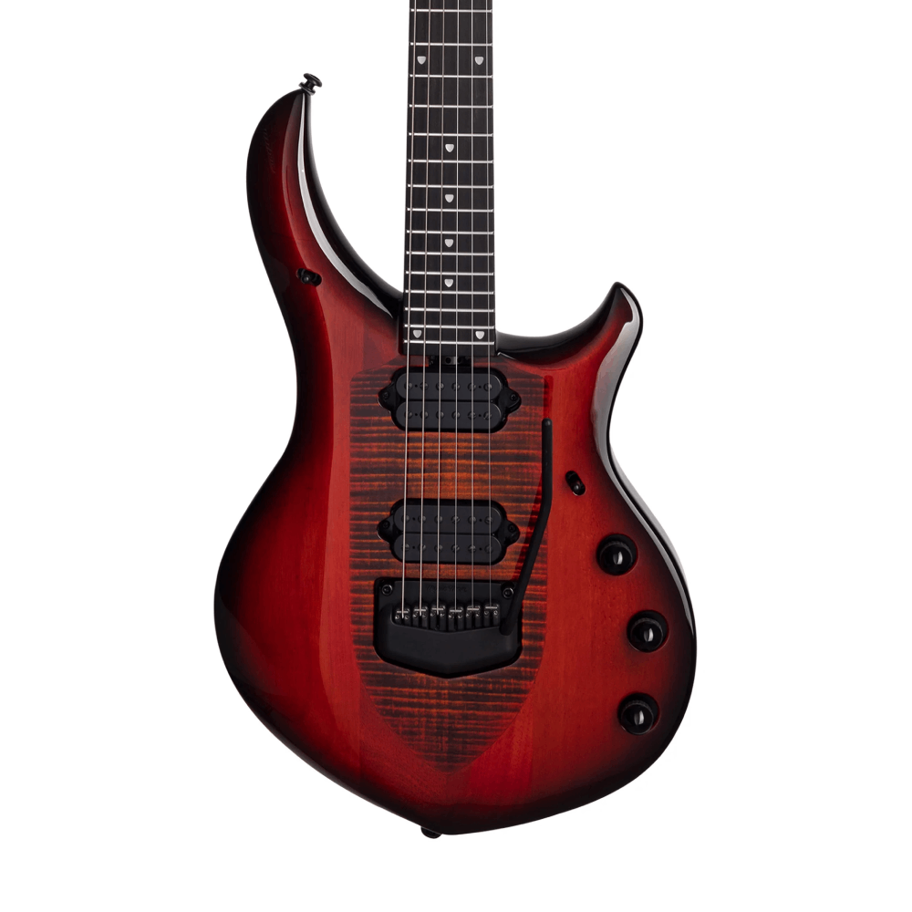 Đàn Guitar Điện Ernie Ball Music Man John Petrucci Majesty, Ebony FB, Ember Glow