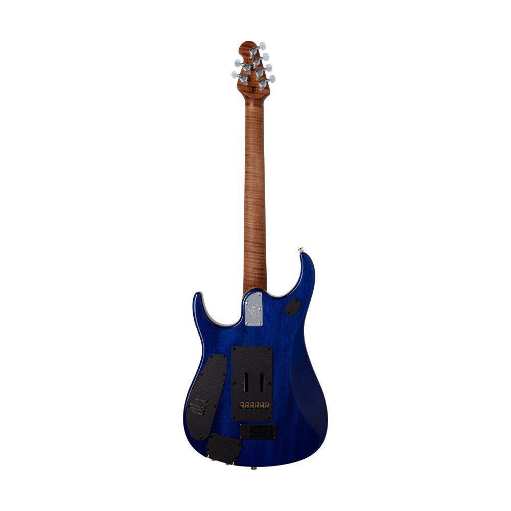 Đàn Guitar Điện Ernie Ball Music Man John Petrucci JP15, Maple FB, Cerulean Paradise Flame