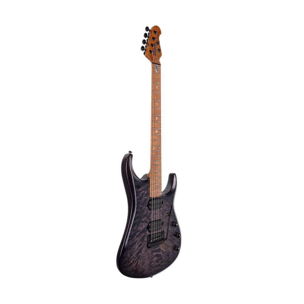 Đàn Guitar Điện Ernie Ball Music Man JP15, Roasted Maple FB, Translucent Black Quilt