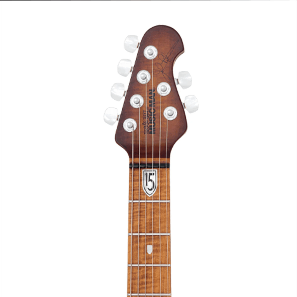 Đàn Guitar Điện Ernie Ball Music Man JP15, Maple FB, Sahara Burst Flame