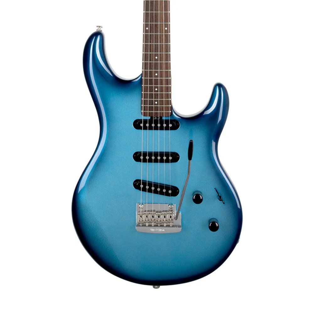  Đàn Guitar Điện Ernie Ball Music Man JSteve Lukather L4 SSS, RW FB, Blueburst