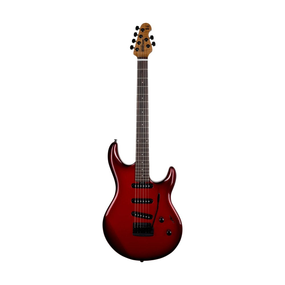 Đàn Guitar Điện Ernie Ball Music Man Steve Lukather L4 SSS, RW FB, Redburst