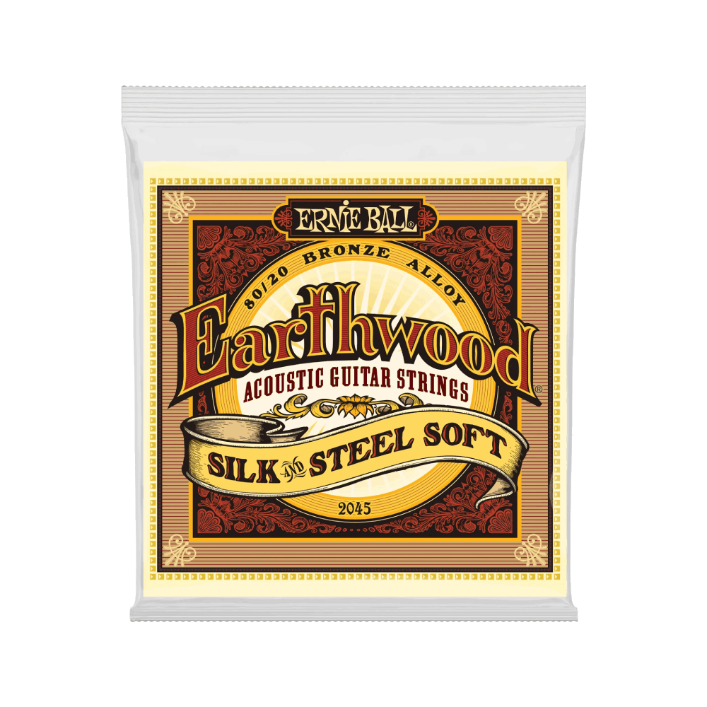 Dây Đàn Guitar Acoustic Ernie Ball Earthwood Silk and Steel Soft, 11-52