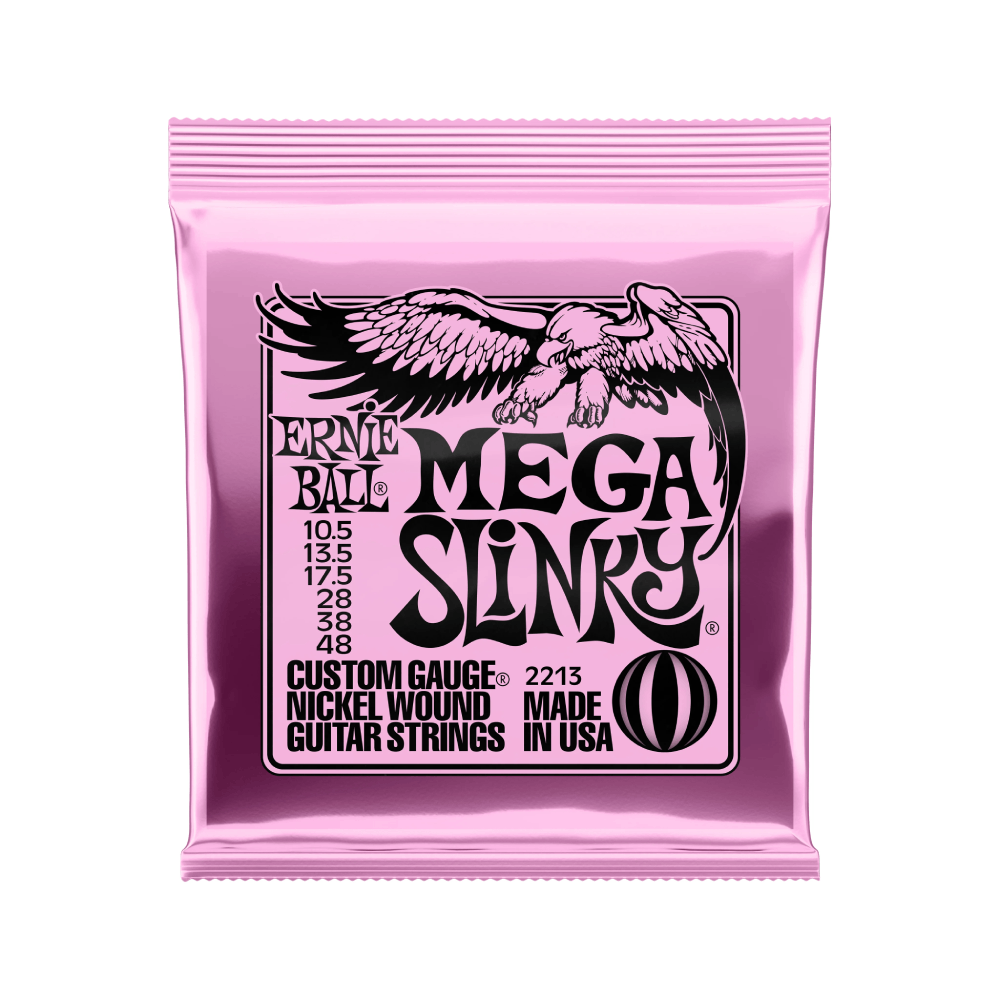 Dây Đàn Guitar Điện Ernie Ball Mega Slinky Nickel Wound, 10.5-48