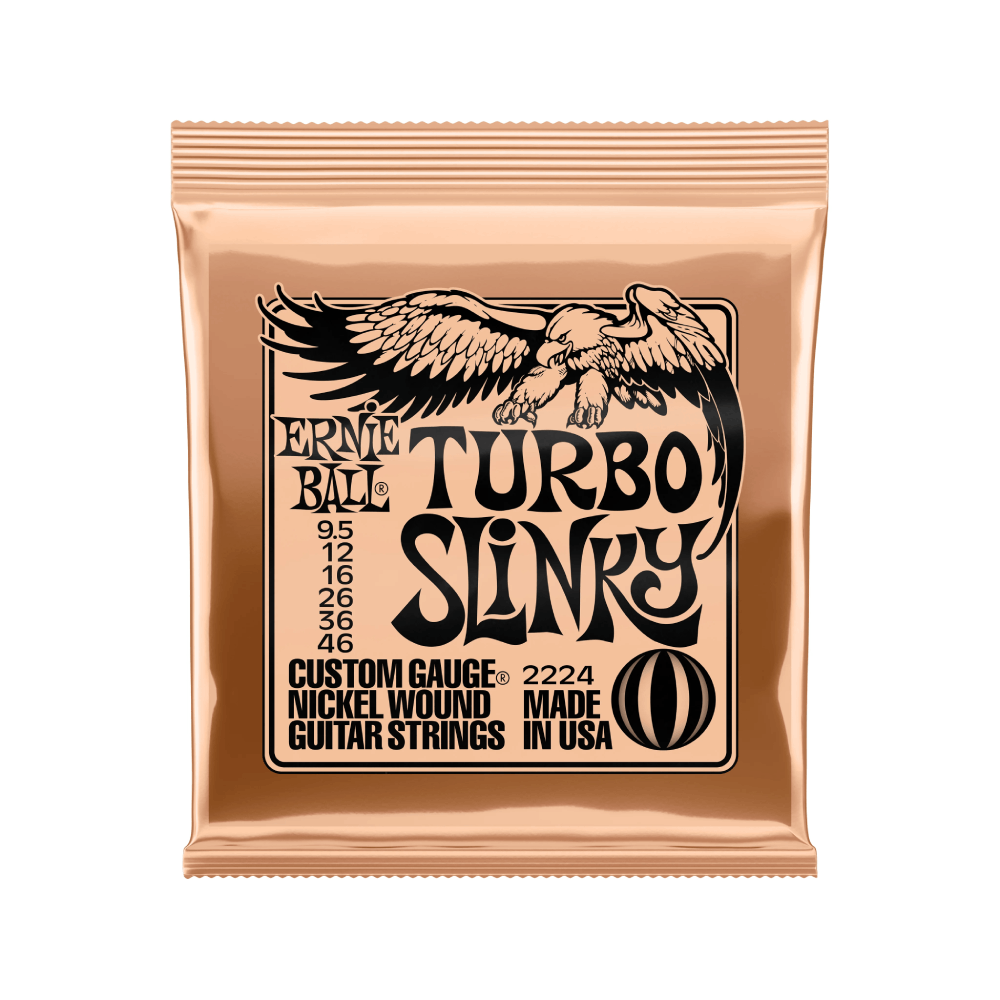 Dây Đàn Guitar Điện Ernie Ball Turbo Slinky Nickel Wound Electric 9.5 - 46