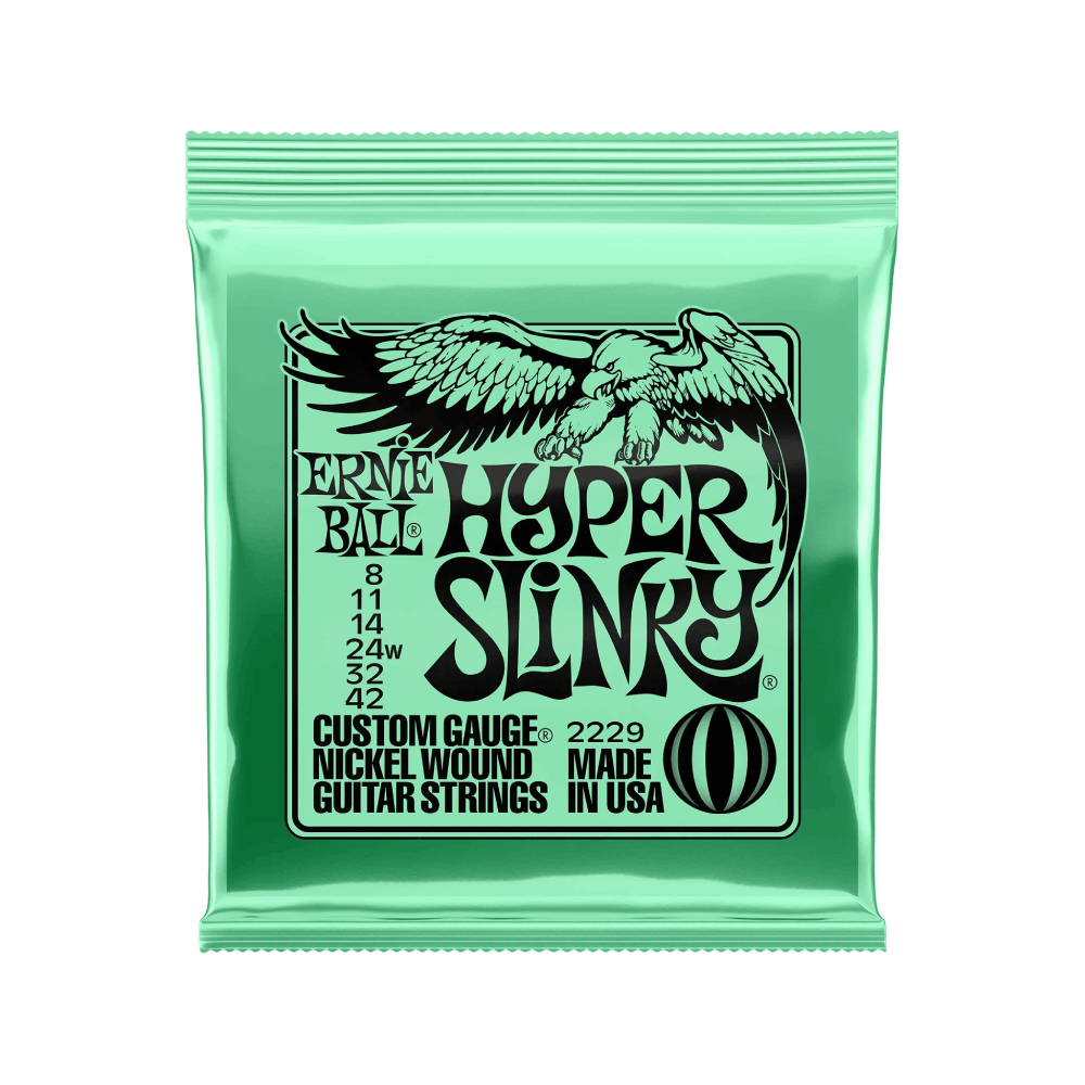 Dây Đàn Guitar Điện Ernie Ball Hyper Slinky Nickel Wound 8-42