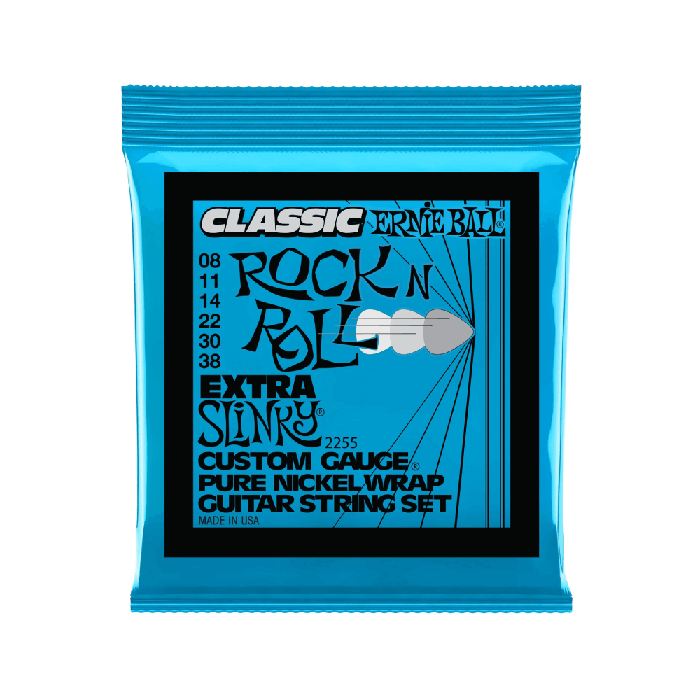 Dây Đàn Guitar Điện Ernie Ball Extra Slinky Classic Pure Nickel, 8-38