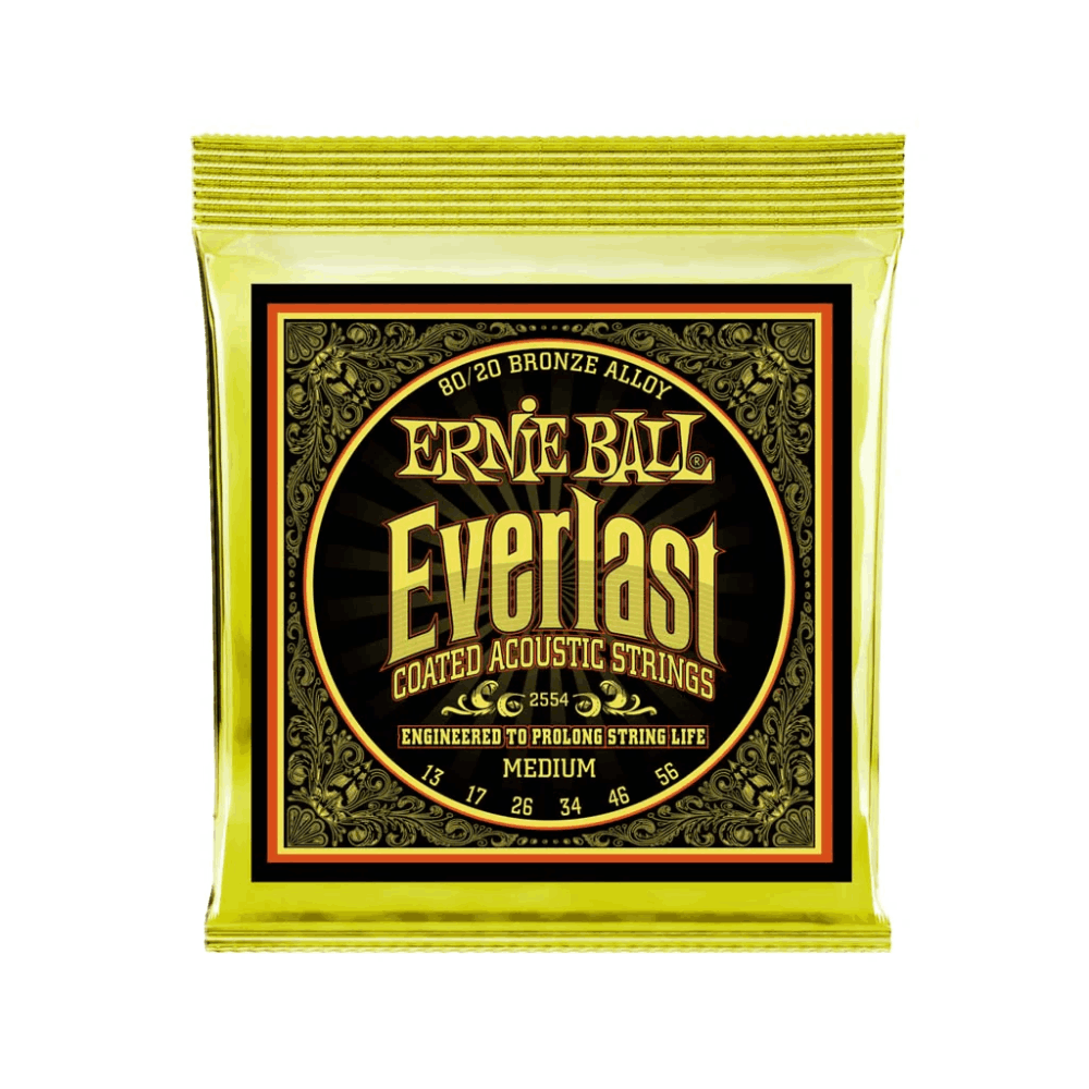 Dây Đàn Guitar Acoustic Ernie Ball Everlast Medium Coated Phosphor Bronze, 13-56