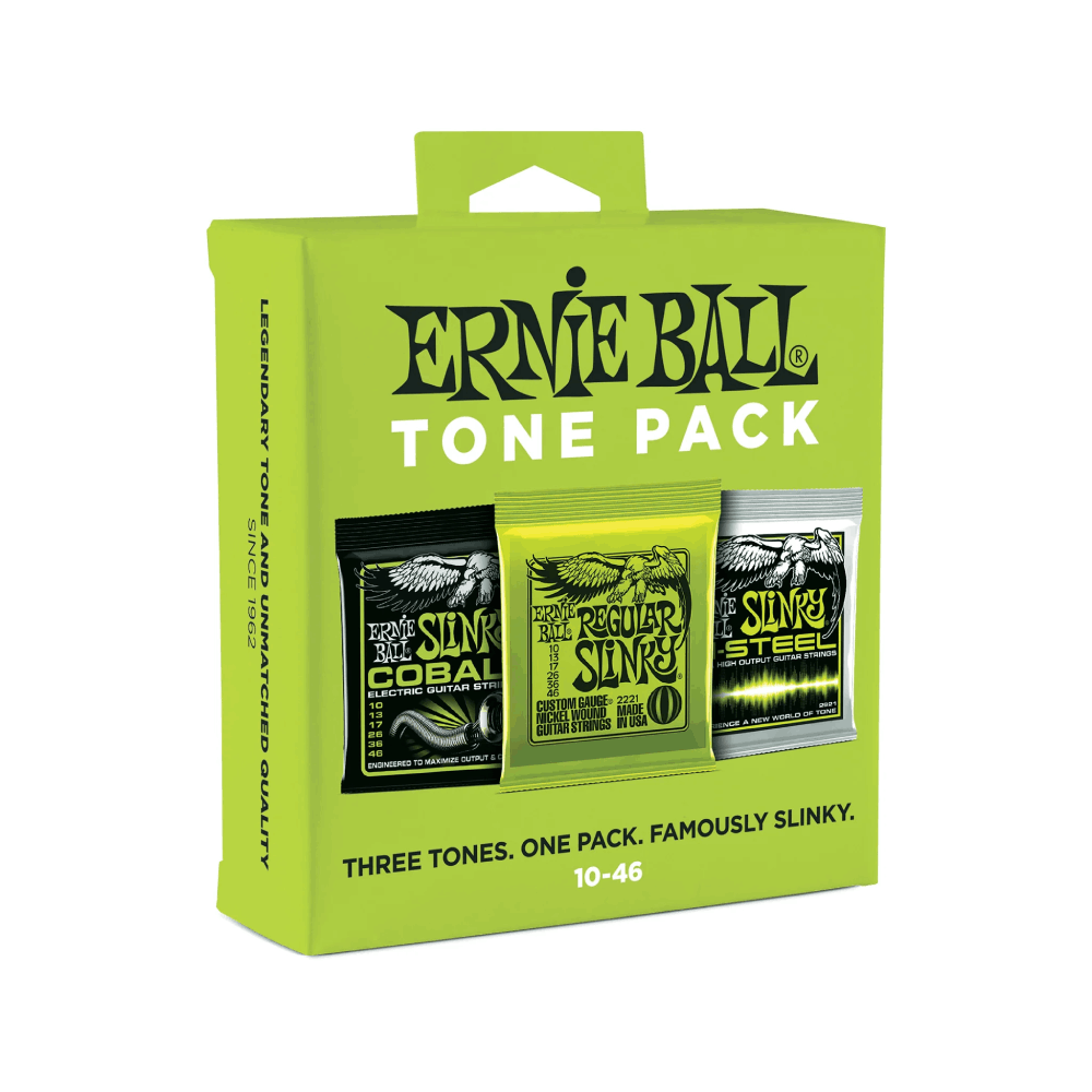 Dây Đàn Guitar Điện Ernie Ball Regular Slinky Tone Pack, 10-46