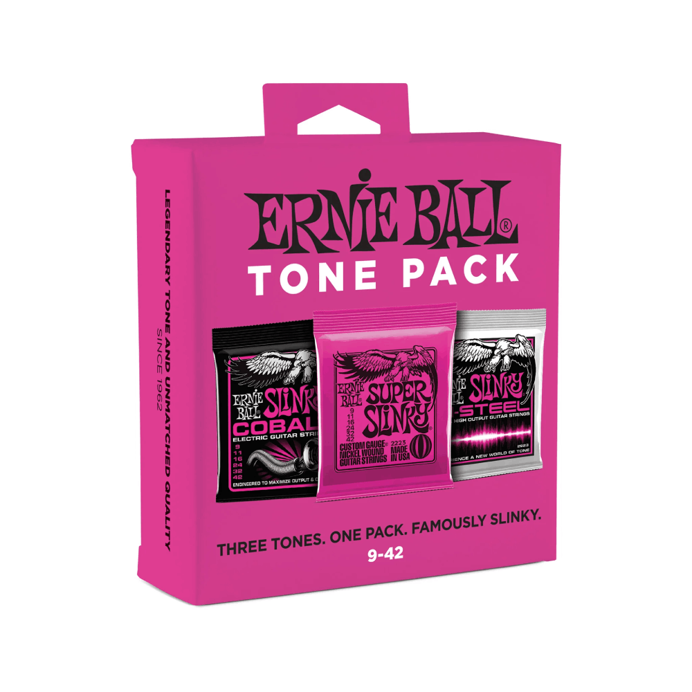 Dây Đàn Guitar Điện Ernie Ball Super Slinky Electric Tone Pack Guitar Strings, 9-42