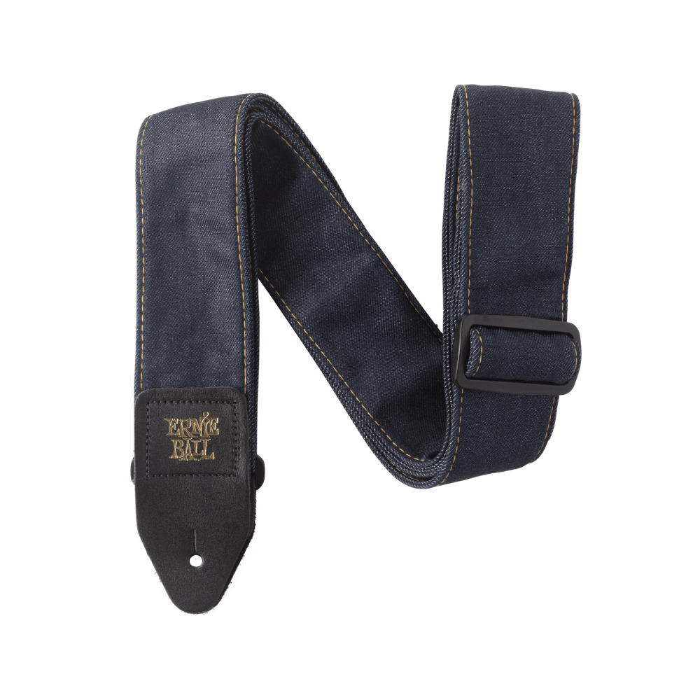 Dây Đeo Đàn Guitar Ernie Ball Denim, Indigo w/ Tan Stitching