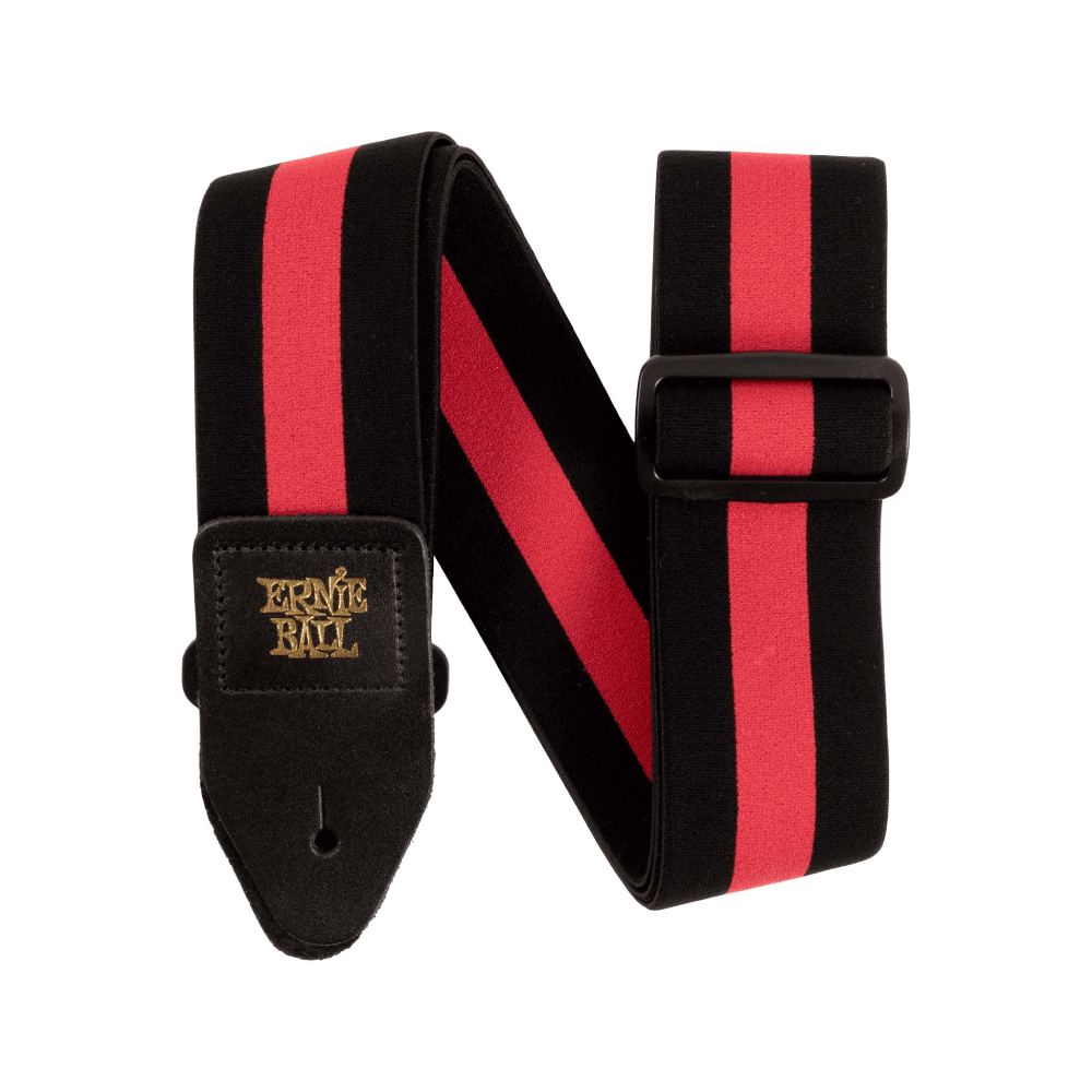  Dây Đeo Đàn Guitar Ernie Ball Stretch Comfort Racer, Red