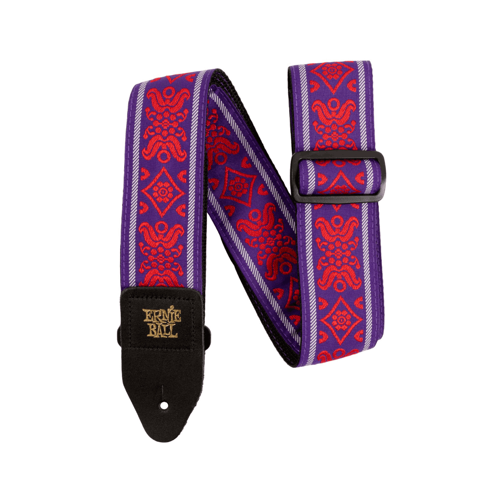  Dây Đeo Đàn Guitar Ernie Ball Jacquard, Royal Flush Red