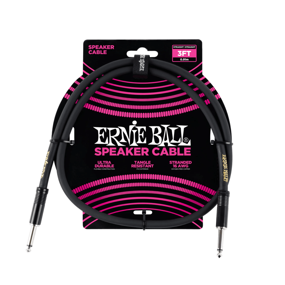 Dây Cáp Ernie Ball 3FT Straight to Straight Speaker