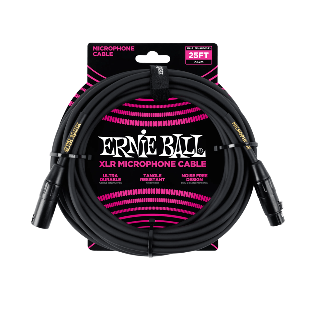 Dây Cáp Ernie Ball 25FT Male to Female XLR Microphone