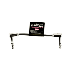 Dây Cáp Ernie Ball 3 inch Single Flat Ribbon Stereo Patch, Black