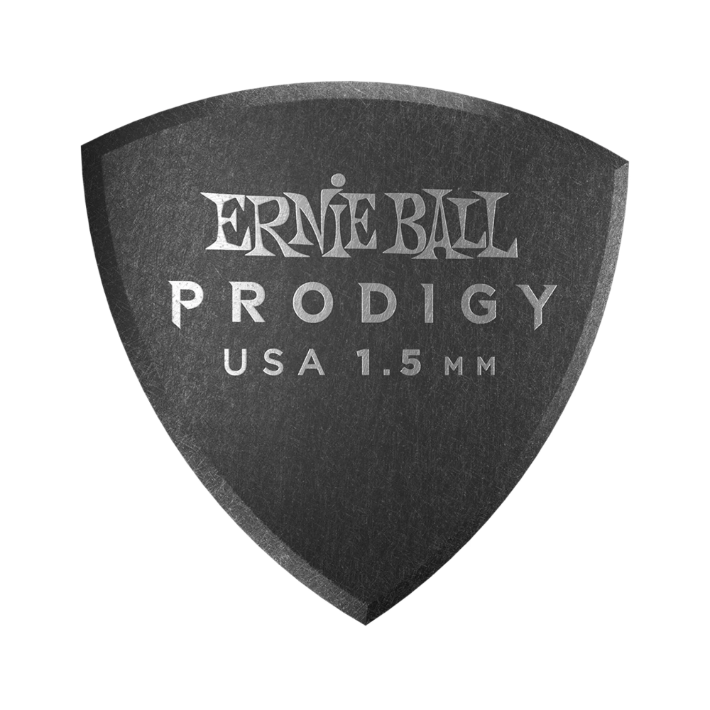 Guitar Pick Ernie Ball 1.5mm Large Shield Prodigy, 6-Pack, Black
