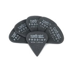 Guitar Pick Ernie Ball 1.5mm Sharp Prodigy, 6-Pack, Black