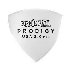 Guitar Picks Ernie Ball 2.0mm Large Shield Prodigy, 6-Pack, White