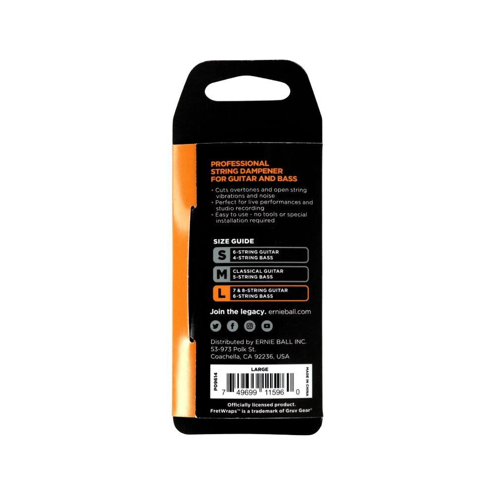 Ernie Ball Large Gruv Gear Fretwrap