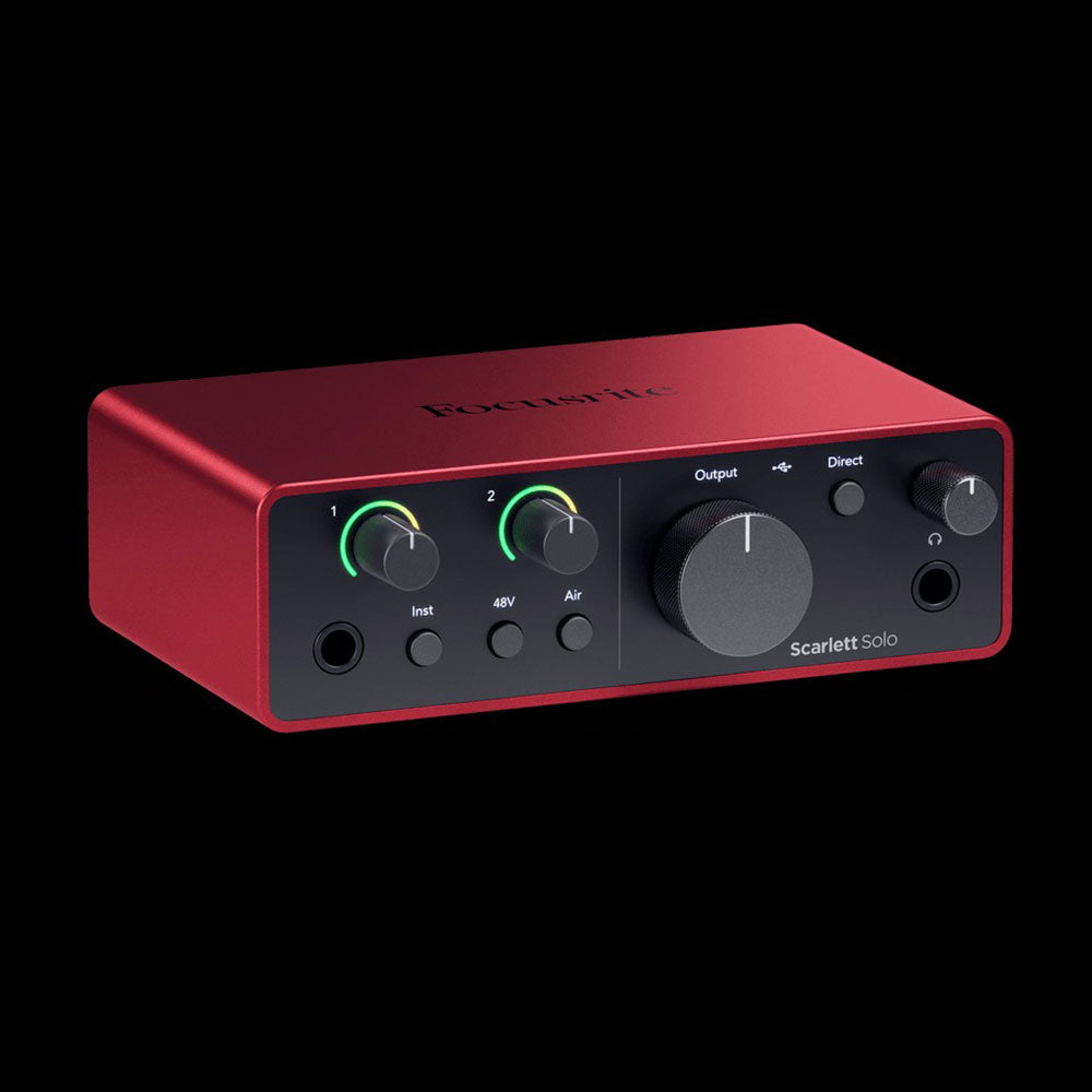 Audio Interface Focusrite Scarlett Solo Gen 4 Sound Card