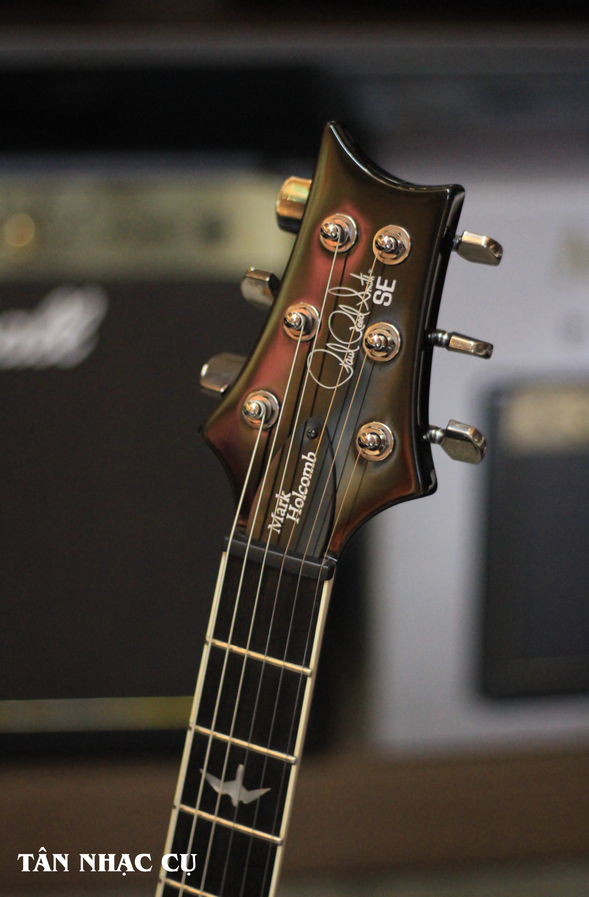 Đàn Guitar Điện PRS SE Mark Holcomb Electric Guitar, Ebony FB, Holcomb Burst