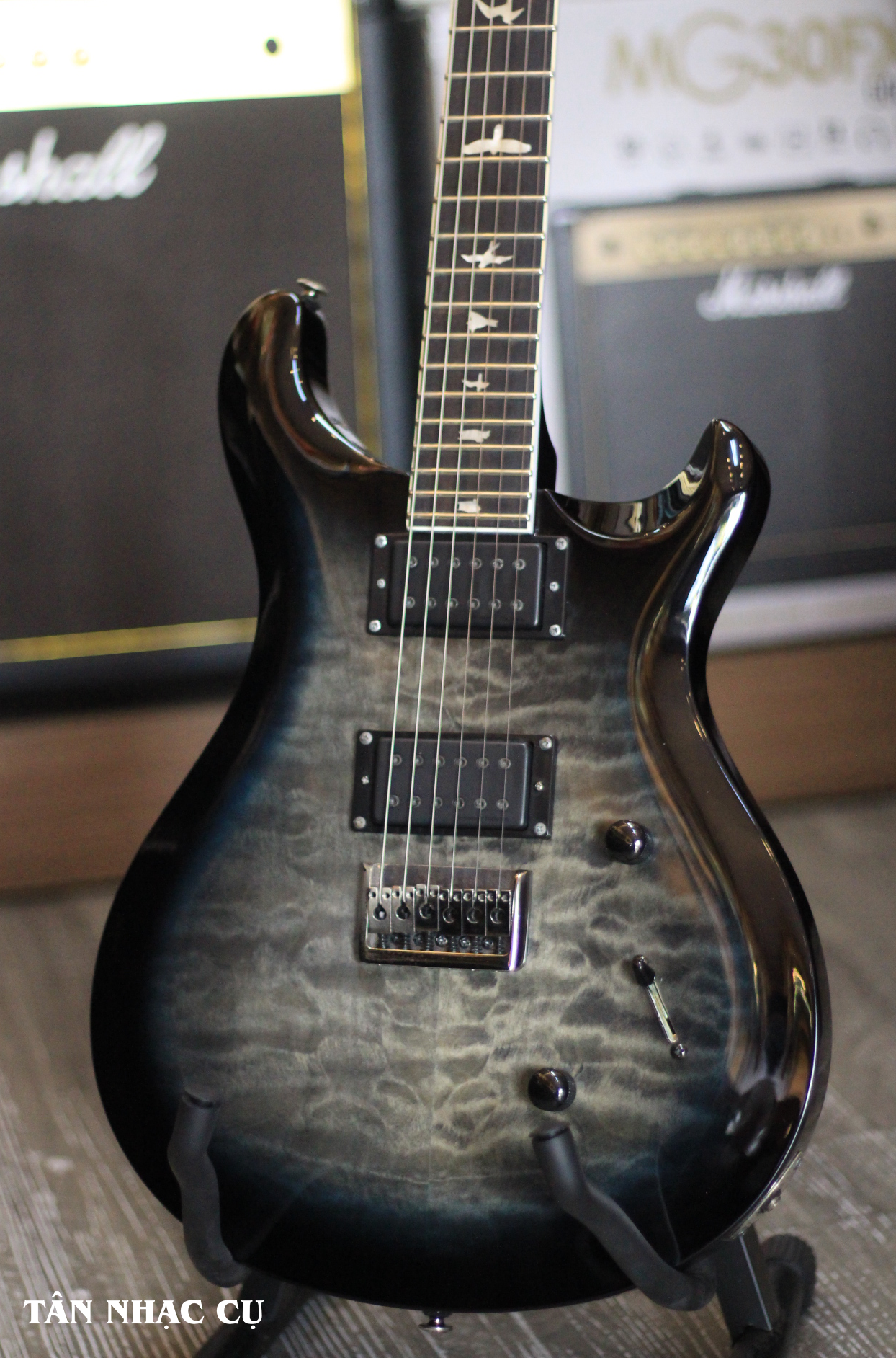 Đàn Guitar Điện PRS SE Mark Holcomb Electric Guitar, Ebony FB, Holcomb Burst