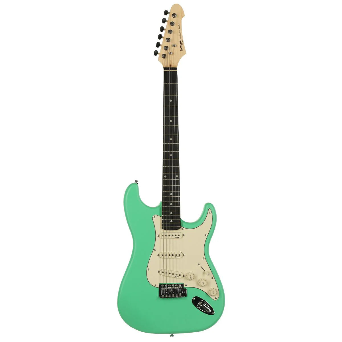 Đàn Guitar Điện Sqoe SEST200 SSS Electric Guitar, Rosewood Fingerboard, Green