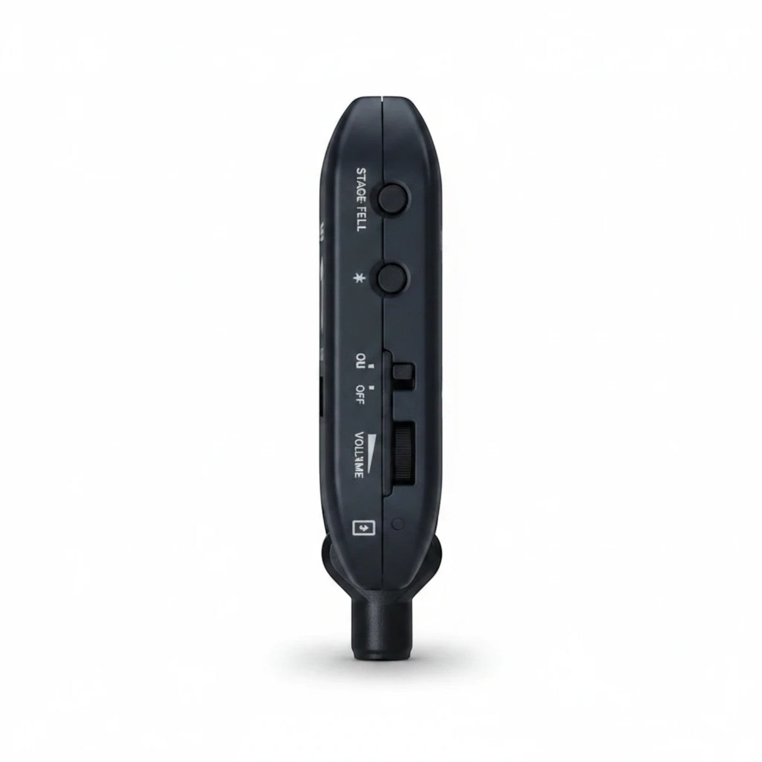 Amp tai nghe bỏ túi Boss Katana:Go màu đen với các nút điều khiển Stage Feel và âm lượng tại Tân Nhạc Cụ