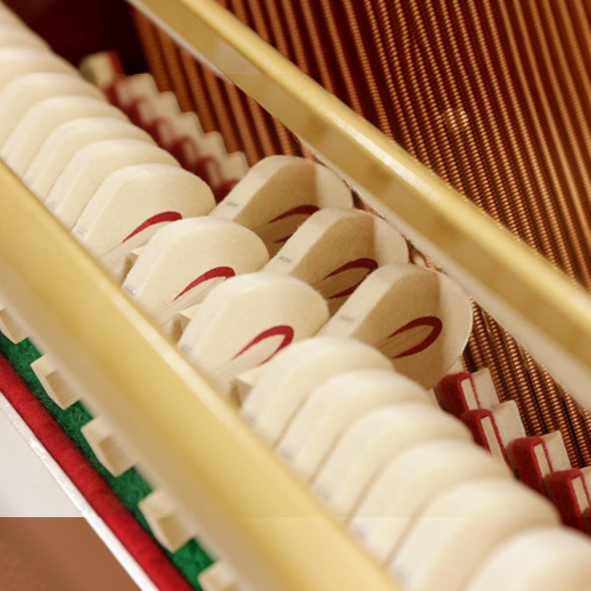 Bộ búa đàn piano cơ Wendl & Lung U118 tại TÂN NHẠC CỤ với nỉ búa chất lượng cao và khung gang chắc chắn