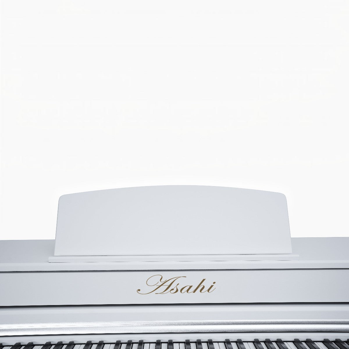 Đàn piano điện Asahi Aurora Series A205 màu trắng sang trọng tại TÂN NHẠC CỤ với giá để nhạc tinh tế