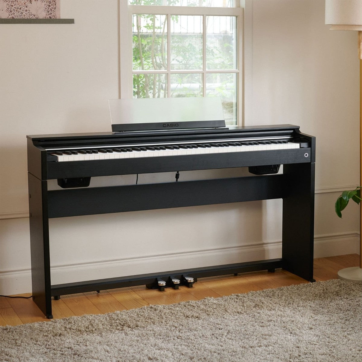 Đàn piano điện Casio AP-S200 màu đen thiết kế dáng mỏng hiện đại tại Tân Nhạc Cụ