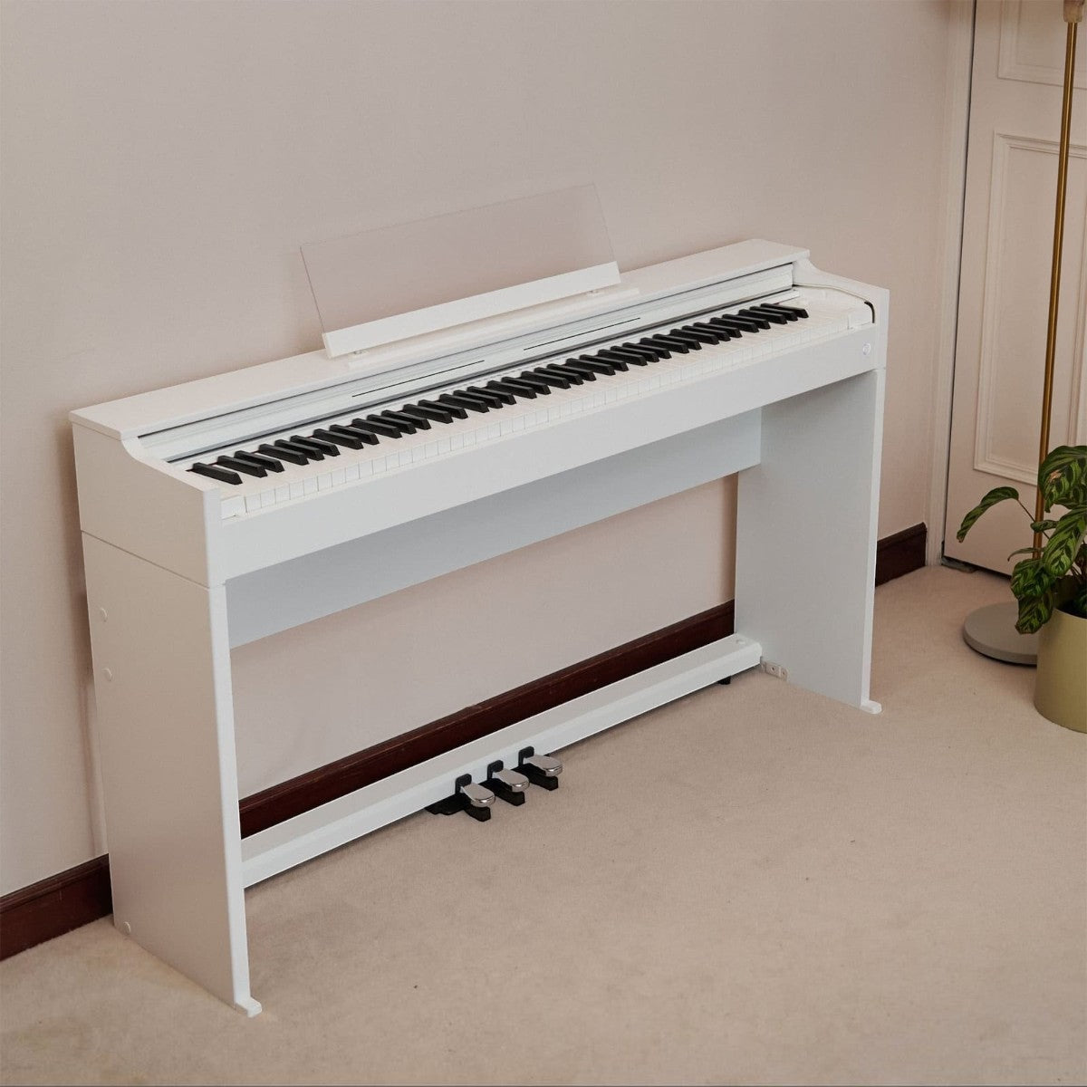 Đàn piano điện Casio AP-S200 màu trắng thiết kế mỏng gọn tại TÂN NHẠC CỤ