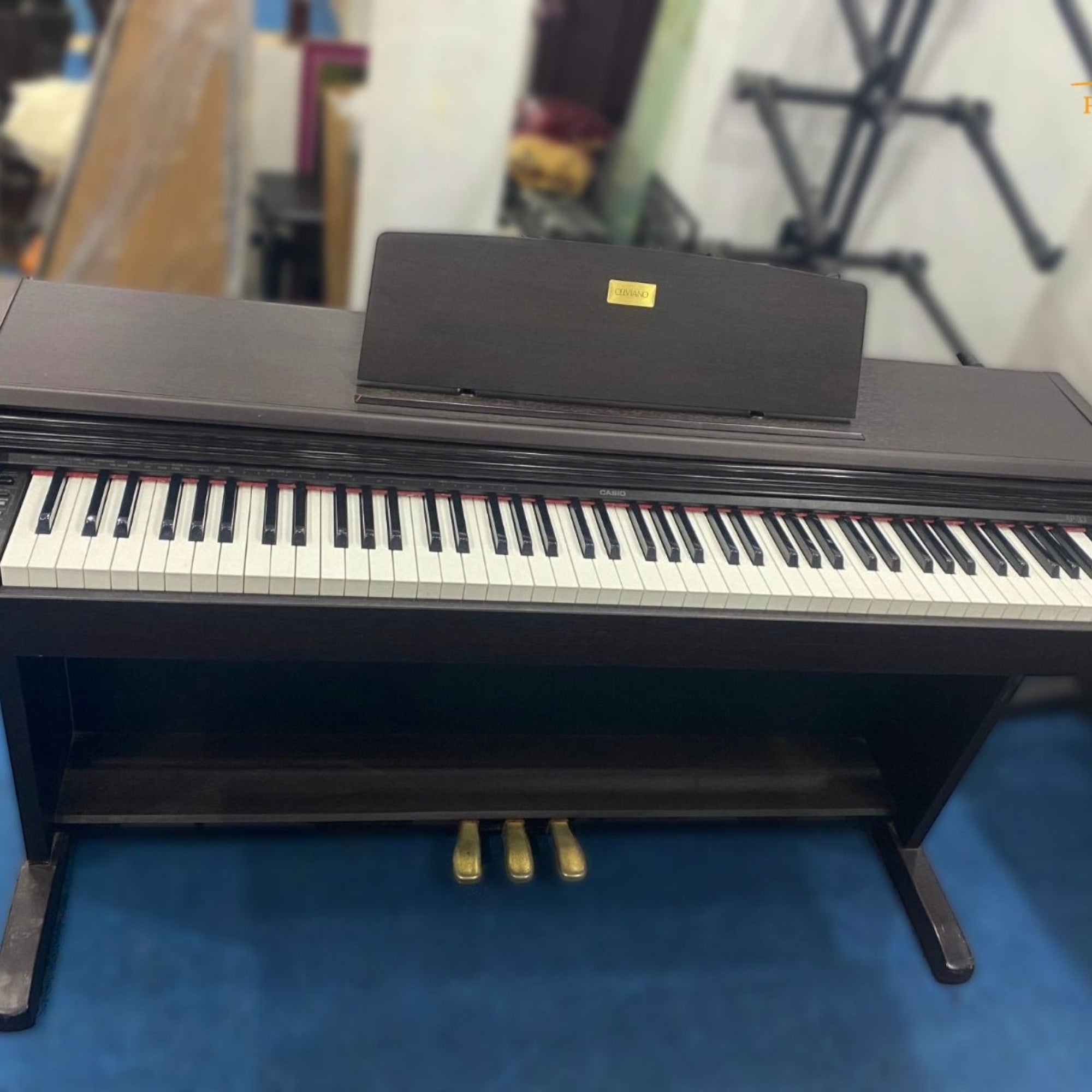Đàn piano điện Casio AP33 màu nâu gỗ sang trọng với 88 phím chuẩn tại TÂN NHẠC CỤ