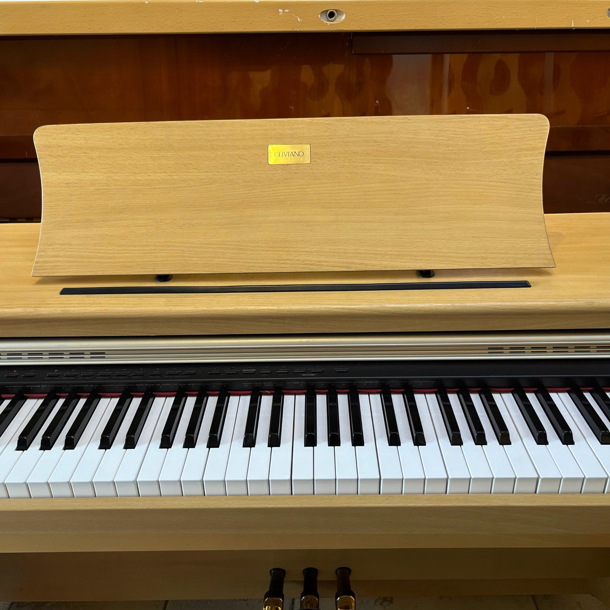 Đàn piano điện Casio AP38 màu gỗ sáng với 88 phím Hammer Action tại TÂN NHẠC CỤ