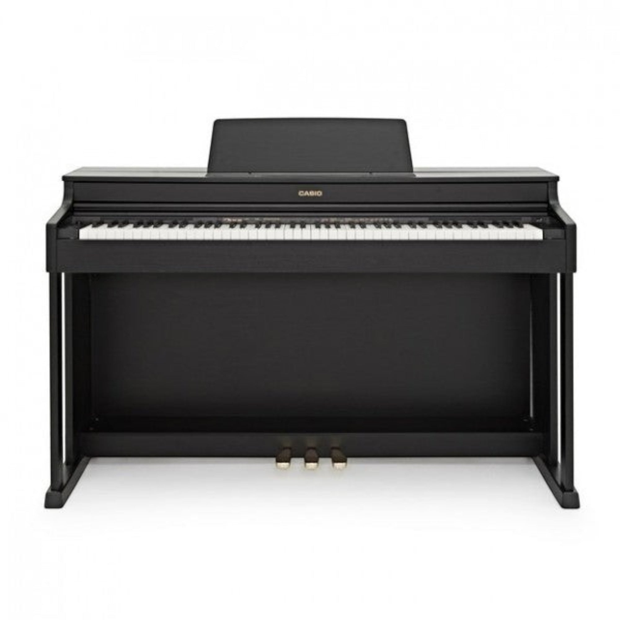 Đàn piano điện Casio AP-470 màu đen sang trọng tại TÂN NHẠC CỤ, thiết kế dáng tủ console hiện đại với 3 bàn đạp.