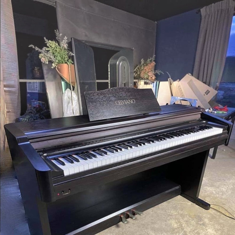 Đàn piano điện Casio AP-55 Celviano màu đen dáng tủ tại TÂN NHẠC CỤ với 88 phím nặng cho người mới học