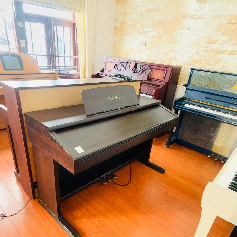 Đàn piano điện Casio Celviano AP-60 dáng tủ màu nâu gỗ tại showroom TÂN NHẠC CỤ