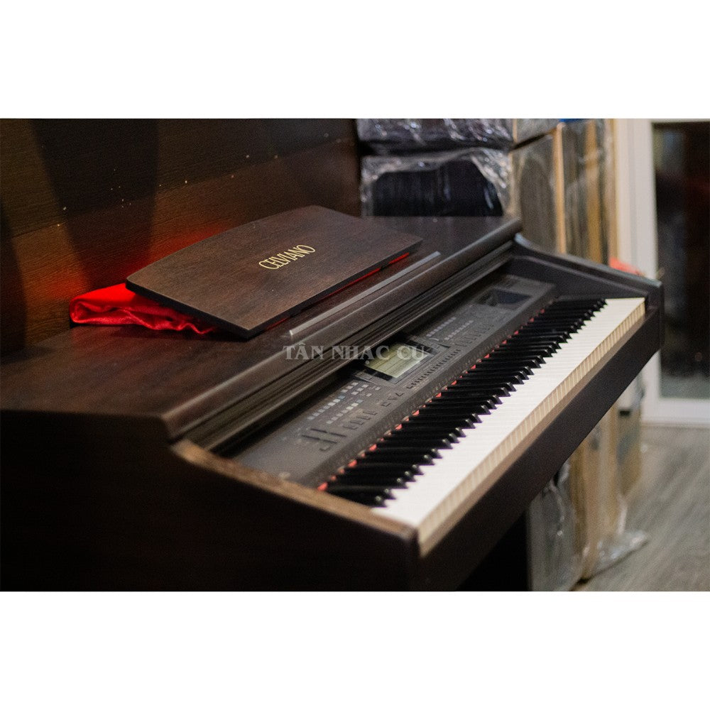 Đàn piano điện Casio AP-60 dòng Celviano dáng tủ màu nâu gỗ tại Tân Nhạc Cụ