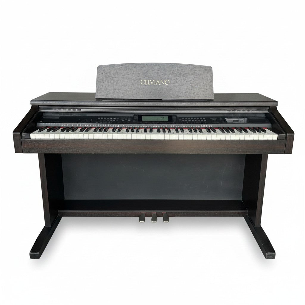 Đàn piano điện Casio AP-65 dòng Celviano dáng tủ màu nâu gỗ sang trọng tại TÂN NHẠC CỤ