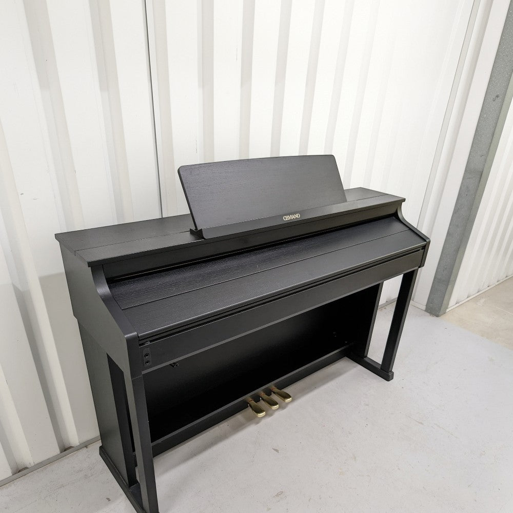 Đàn piano điện Casio AP650 màu đen sang trọng tại TÂN NHẠC CỤ, thiết kế dáng tủ cao cấp với mặt phím giả ngà